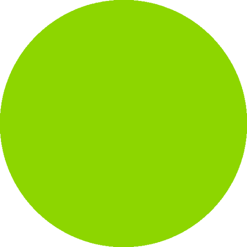 Illustration rond vert